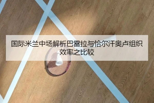 国际米兰中场解析巴雷拉与恰尔汗奥卢组织效率之比较